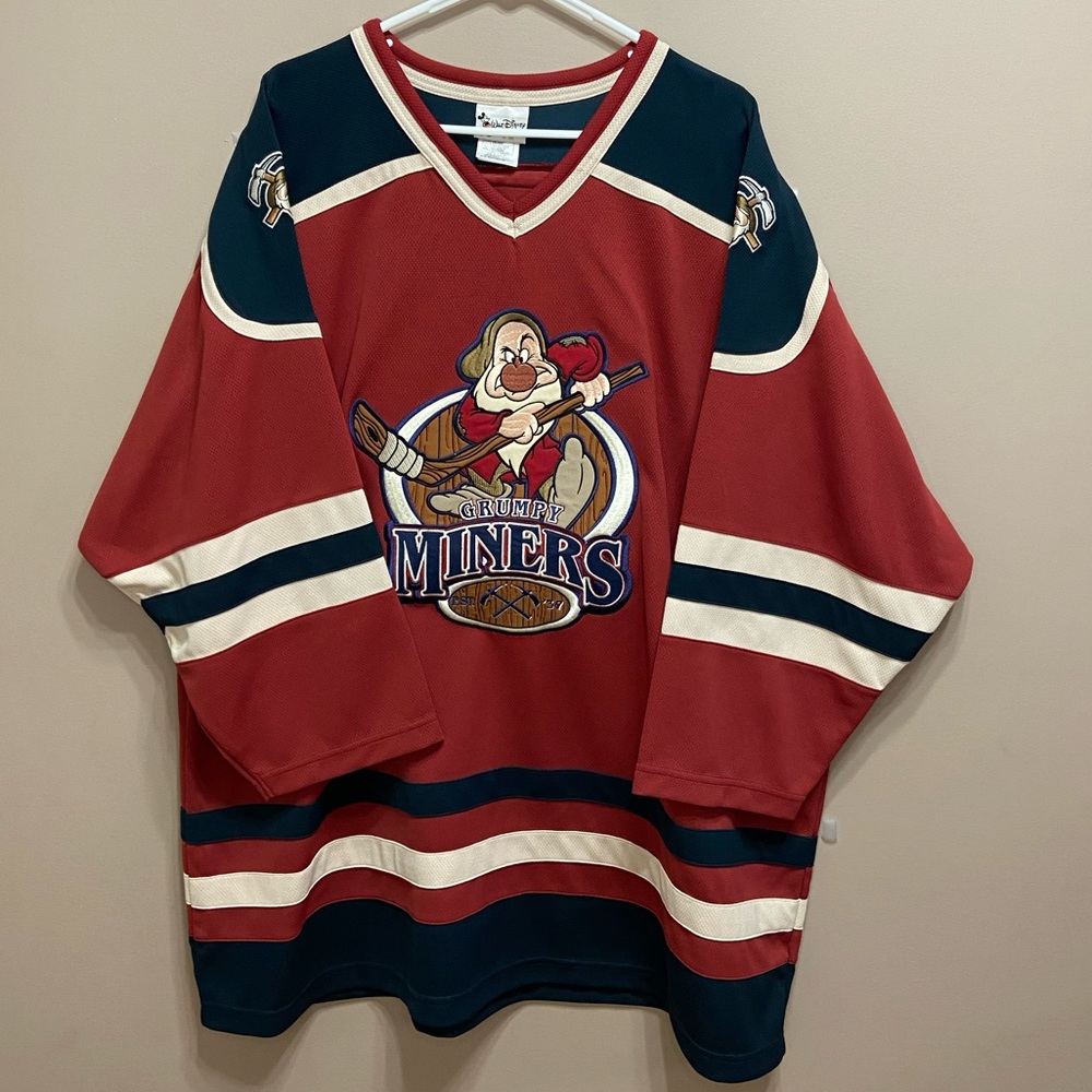 Authentic Disney Grumpy Miners Jersey